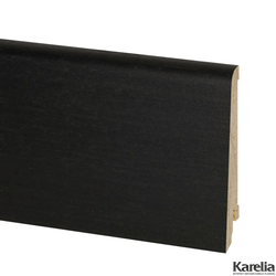 Плинтус напольный Pedross KS80 Дуб Чёрный шпон 80х16 купить в интернет-магазине karelia-floor.ru