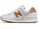 New Balance 574 Classic White Brown