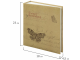 Фотоальбом BRAUBERG "Бабочка, крафт" на 200 фото 10х15 см, твердая обложка, термосварка, 391164