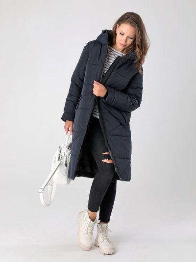 Пальто Арт 23418 т.син ЗИМА