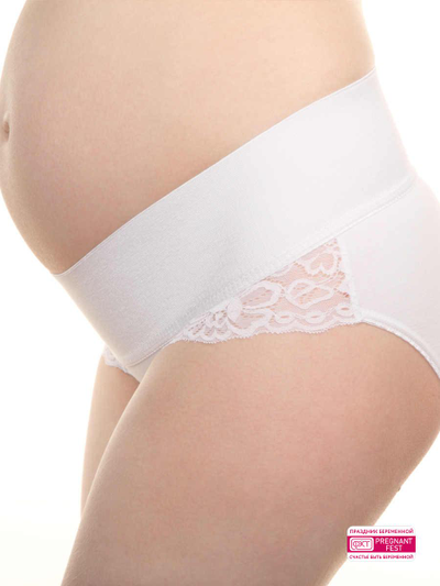 Белый дородовой бандаж 19411