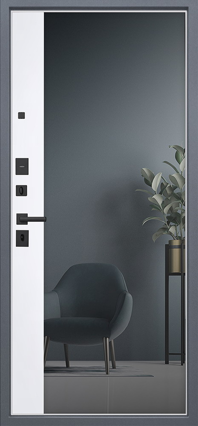 Стальная дверь    Беркут с зеркалом