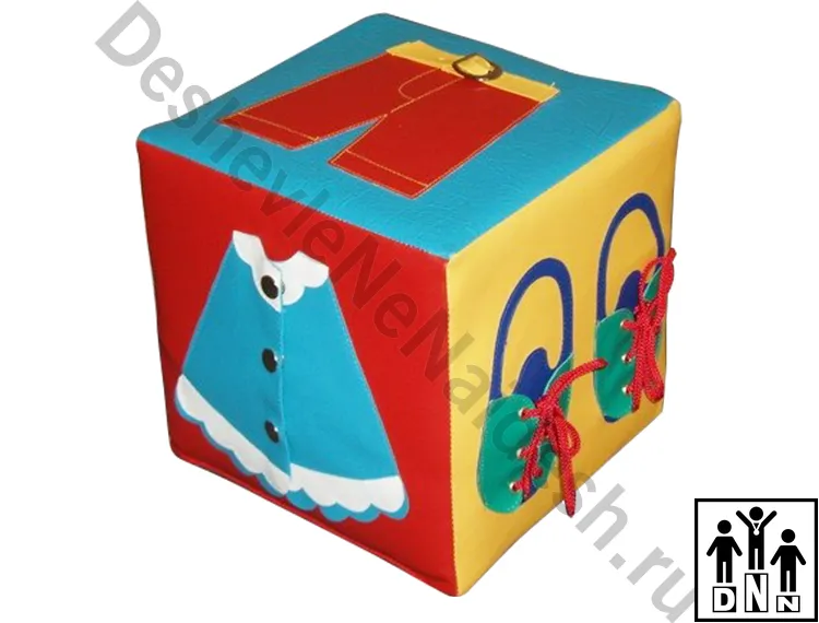 Дидактический куб «Одень Катюшу