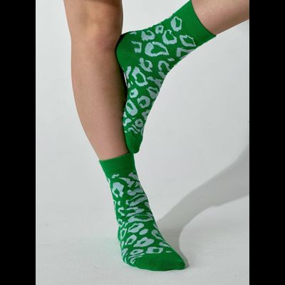 НОСКИ ПРИЯТНО "ЗЕЛЕНЫЙ ЛЕОПАРД"