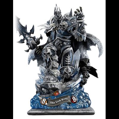 Король-Лич (серия Warcraft, HearthStone) - КОЛЛЕКЦИОННАЯ СТАТУЯ 1/10 The Lich King (HEXHS002) - HEX Collectibles x Blizzard