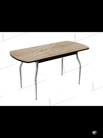 Стол кухонный раздвижной ЛДСП Изогнутое основание