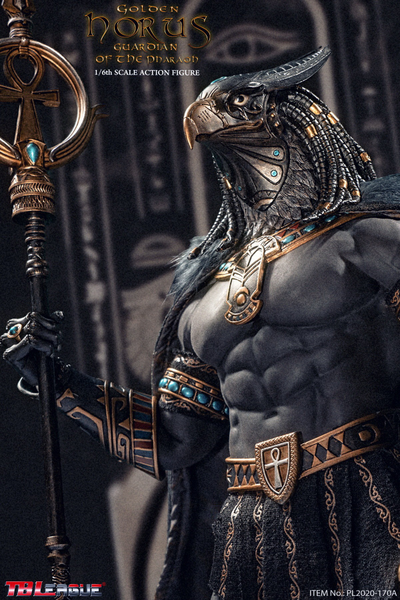 Гор в золотом - Коллекционная ФИГУРКА 1/6 scale Action Figure King and Vengeful God Horus Gold Edition (PL2020-170A) - TBLeague