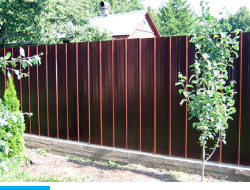 Забор из профнастила купить в Москве от производителя