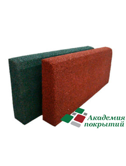 Бордюр из резиновой крошки, 1 пог. м.