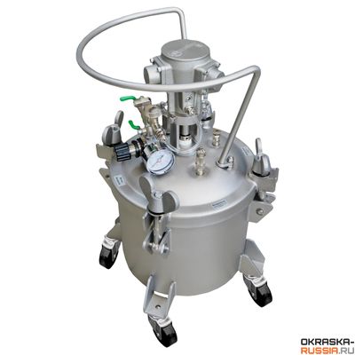 Красконагнетательный бак 10 л. БК 10ПВ (НЕРЖАВЕЮЩАЯ сталь)