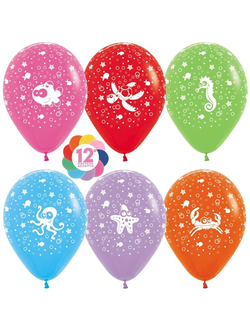 Воздушные шары, подарки, шары на заказ, доставка шаров, люберцы, выхино, москва, Морской мир, шары