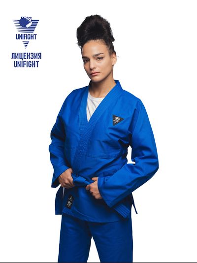 Кимоно для универсального боя UNIFIGHT синее