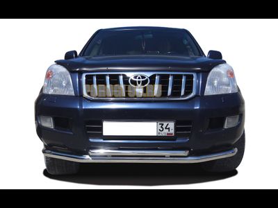 Защита переднего бампера двойная d60/42 для Toyota Land Cruiser Prado 120 (2003-2009)