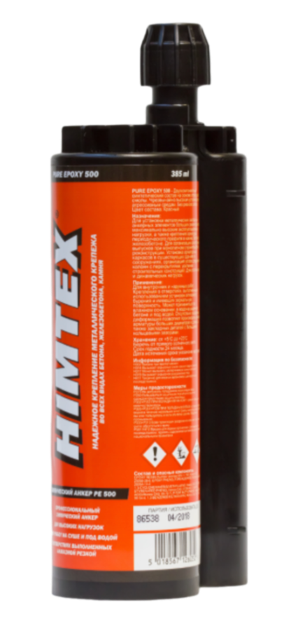 Химический анкер HIMTEX PURE EPOXY PE-500 производства Великобритании купить в Санкт-Петербурге