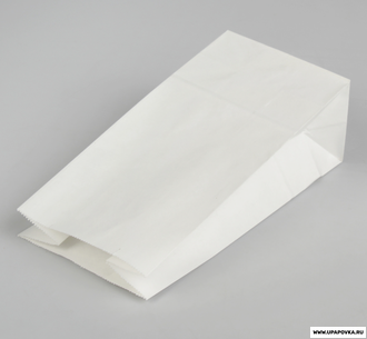 Пакет бумажный Белый 12 х 8 х 24 см