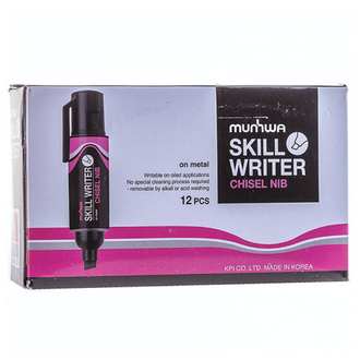 Маркер для промышленной маркировки MUNHWA "Skill Writer", РОЗОВЫЙ, 8 мм, на спиртовой основе, SW-10