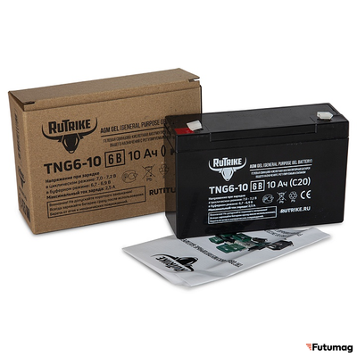Аккумуляторная батарея RuTrike TNG6-10 (6V10A/H C20)