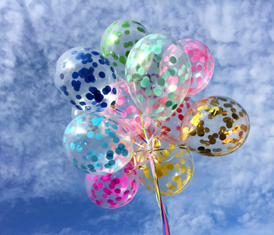 Воздушные шары с конфетти