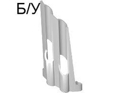 ! Б/У - Technic, Panel Fairing # 3 Large Long, Large Holes, Side A, White (32188 / 4125363) - Б/У