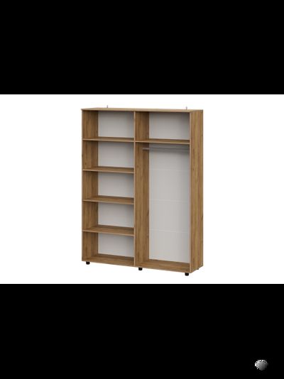 Байкал Шкаф четырехстворчатый SAFE Дуб Золотой/Графит