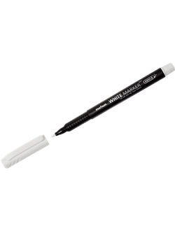 Маркер перм. MunHwa 1мм БЕЛЫЙ пулевидный