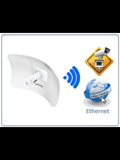 COMFAST CF-E319A V2 Гигабитная WiFi (5.8GHz) точка доступа уличной установки, рабочий диапазон температуры  -30°C ~ +55°C. со скоростью передачи данных до 900 мегабит/с на расстоянии до 11 км. (1 шт.)