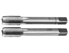 Метчик ВИЗ ручной для трубной резьбы комплектный из 2-х штук, сталь 9ХС, ГОСТ 3266-81