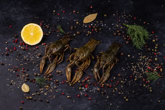 Крупный рак ~ 15-16шт в 1 кг