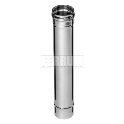 Дымоход 1,0м (304/0,8 мм) D 150 Ferrum