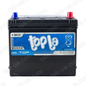 Аккумулятор TOPLA 6ст-75Ач АзЕ TOP JIS JR+ 740en