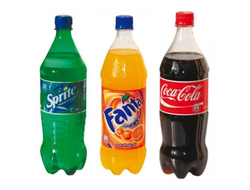 Кока-кола, спрайт, фанта (0,5 л.)