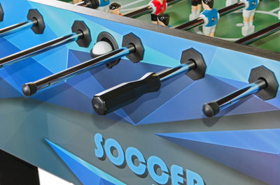 Настольный футбол (кикер) «Roma V» (140×76×87 см, синий)