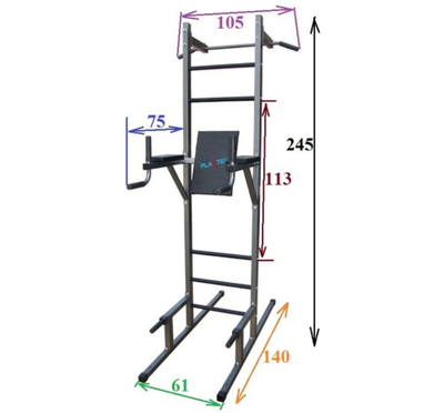 Стойка ТУРНИК + БРУСЬЯ + доска для пресса