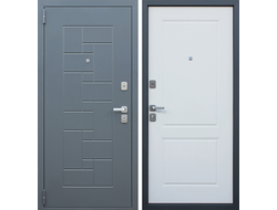 Дверь входная Арсенал ясень белый снег