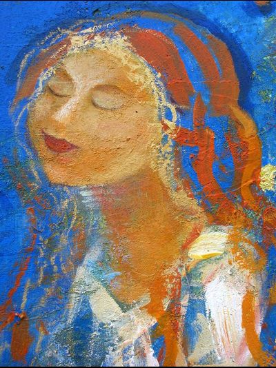 Купить греющую картину с фото репродукции Девушка