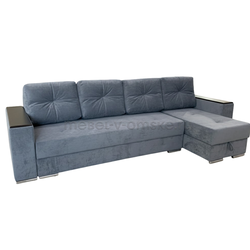 ДВ036 Диван Торонто Биг-МДФ с оттоманкой (тик-так). Размер: 3200*1550/1070*1000.