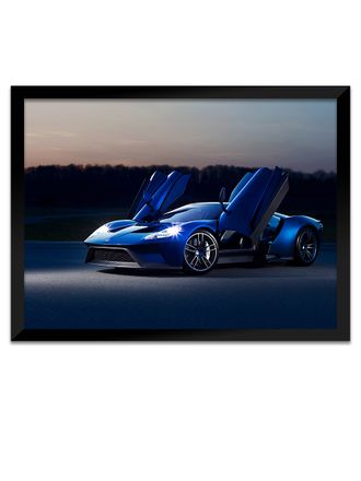 Картина на холсте в раме 31чр 40*50 "Спортивный автомобиль".