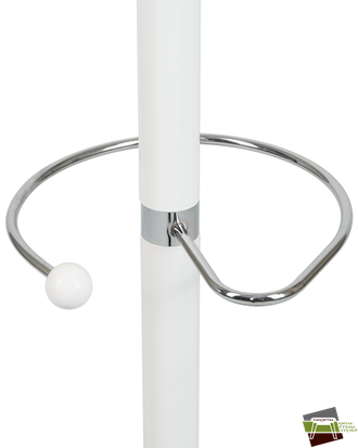 Вешалка напольная DOBRIN BONNY, белый мрамор, белый