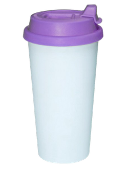 Термостакан с защелкой ФИОЛЕТОВАЯ крышка