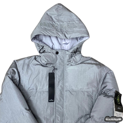 Пуховик STONE ISLAND NYLON METAL Серый (S, M, L, XL)