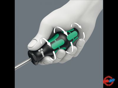 Шлицевая отвертка WERA 335 0.5 x 3.0 x 80 мм WE-110001