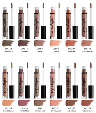 Жидкая матовая помада NYX Lip Lingerie 17 Seduction