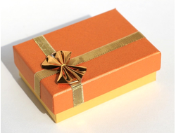 Футляр картонный с лентой на крышке 75*52*27 мм №10681