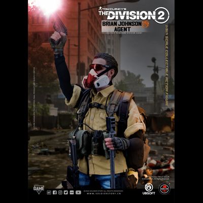 Агент Брайан Джонсон, The Division 2 (делюкс версия) - Коллекционная ФИГУРКА 1/6 Ubisoft The Division 2 Agent “Brian Johnson Deluxe Version (SSG-005) - SOLDIER STORY