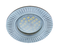 Светильник встраиваемый Ecola DL3182 MR16 GU5.3 литой матовый Хром/Алюм FS1608EFF