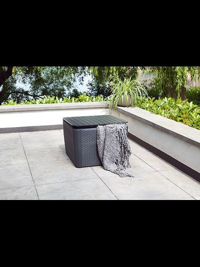 Стол-сундук Лузон Плюс графит