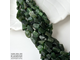 Нефрит камни фри-форм кусочки 6-7х8-10/6-8х10-15 мм, цена за нить 20 см