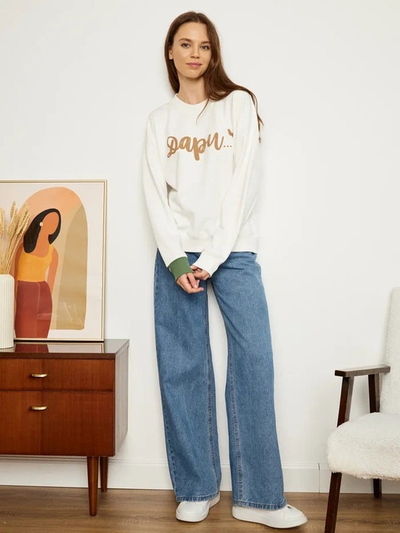 ЖЕНСКИЙ СВИТШОТ БЕЛЫЙ "ДАРИ"