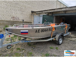 Тент на лодку Trident 450 (no console)