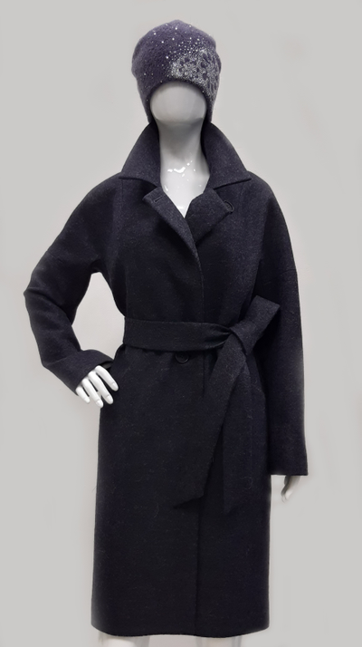 Темно - серое женское пальто Арти Мода Пенза 135